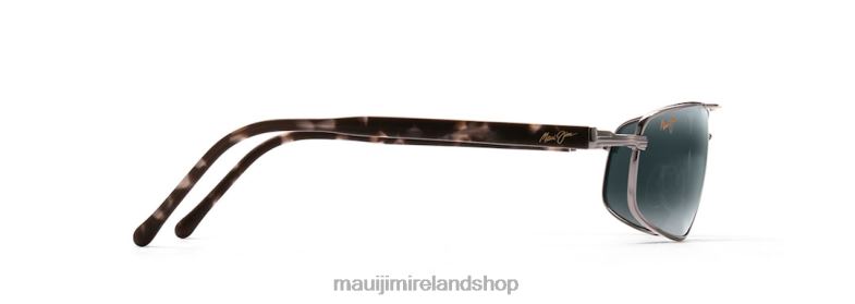 Maui Jim Sunglasses Ireland 2J26J450 | Maui Jim Kahuna Polarized Rectangular Sunglasses Gunmetal/Neutral Grey