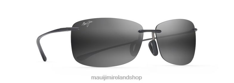 Maui Jim Sunglasses Ireland 2J26J237 | Maui Jim Akau Polarized Rimless Sunglasses Matte Grey/Neutral Grey