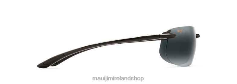Maui Jim Sunglasses Ireland 2J26J284 | Maui Jim Banyans Polarized Rimless Sunglasses Gloss Black/Neutral Grey