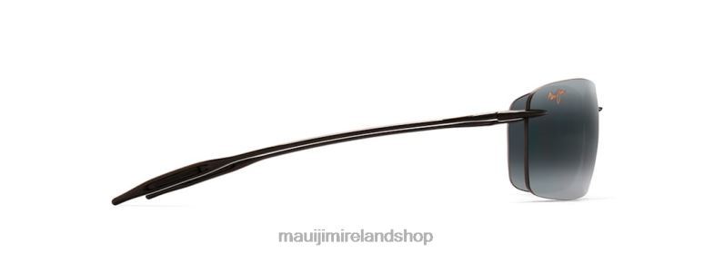 Maui Jim Sunglasses Ireland 2J26J314 | Maui Jim Lighthouse Polarized Rimless Sunglasses Gloss Black/Neutral Grey