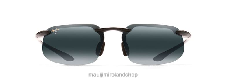 Maui Jim Sunglasses Ireland 2J26J386 | Maui Jim Kanaha Polarized Rimless Sunglasses Gloss Black/Neutral Grey