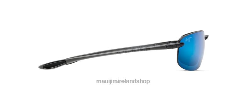 Maui Jim Sunglasses Ireland 2J26J391 | Maui Jim Ho\'Okipa Polarized Rimless Sunglasses Smoke Grey/Blue Hawaii