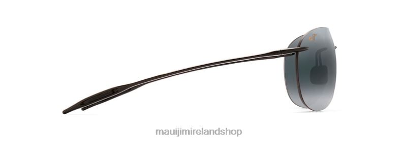 Maui Jim Sunglasses Ireland 2J26J430 | Maui Jim Sugar Beach Polarized Rimless Sunglasses Gloss Black/Neutral Grey