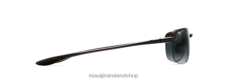 Maui Jim Sunglasses Ireland 2J26J431 | Maui Jim Sandy Beach Polarized Rimless Sunglasses Gloss Black/Neutral Grey