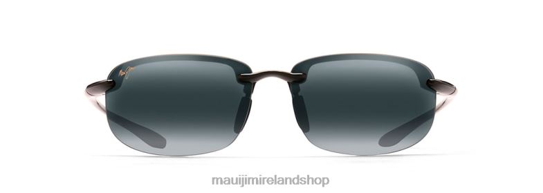 Maui Jim Sunglasses Ireland 2J26J437 | Maui Jim Ho\'Okipa Reader Universal Fit Polarized Rimless Sunglasses Gloss Black/Neutral Grey