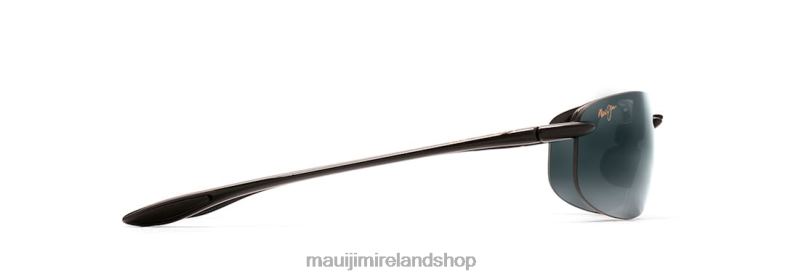 Maui Jim Sunglasses Ireland 2J26J437 | Maui Jim Ho\'Okipa Reader Universal Fit Polarized Rimless Sunglasses Gloss Black/Neutral Grey