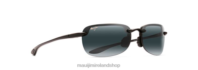 Maui Jim Sunglasses Ireland 2J26J446 | Maui Jim Sandy Beach Asian Fit Polarized Rimless Sunglasses Gloss Black/Neutral Grey