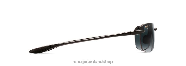 Maui Jim Sunglasses Ireland 2J26J446 | Maui Jim Sandy Beach Asian Fit Polarized Rimless Sunglasses Gloss Black/Neutral Grey