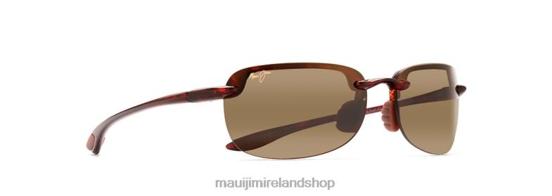 Maui Jim Sunglasses Ireland 2J26J447 | Maui Jim Sandy Beach Asian Fit Polarized Rimless Sunglasses Tortoise/HCL Bronze