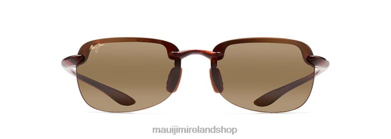 Maui Jim Sunglasses Ireland 2J26J447 | Maui Jim Sandy Beach Asian Fit Polarized Rimless Sunglasses Tortoise/HCL Bronze