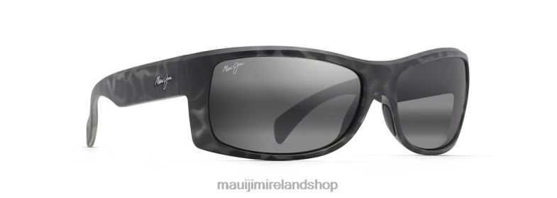 Maui Jim Ireland 2J26J112 | Maui Jim Equator Polarized Wrap Sunglasses Grey Tortoise/Neutral Grey