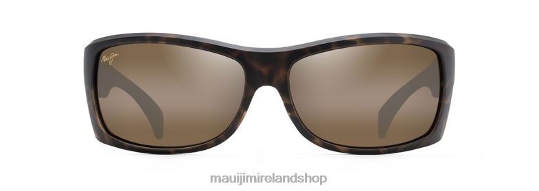 Maui Jim Sunglasses 2J26J114 | Maui Jim Equator Polarized Wrap Sunglasses Caramel Tortoise/HCL Bronze