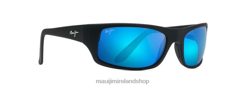 Black Matte Rubber/Blue Hawaii