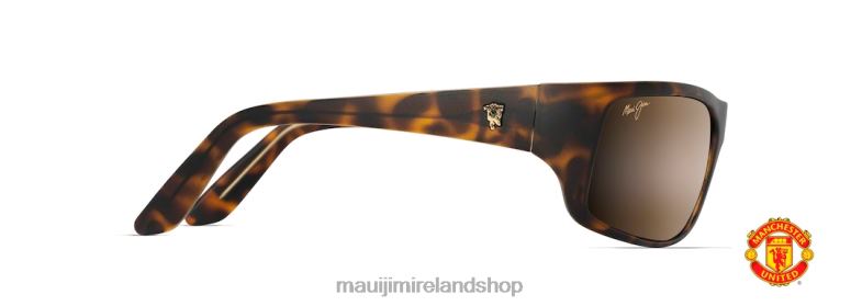 Maui Jim Sunglasses 2J26J274 | Maui Jim Peahi Polarized Wrap Sunglasses Matte Tortoise/HCL Bronze