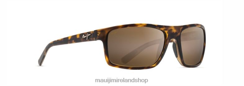 Maui Jim Sunglasses 2J26J417 | Maui Jim Byron Bay Polarized Wrap Sunglasses Matte Tortoise/HCL Bronze