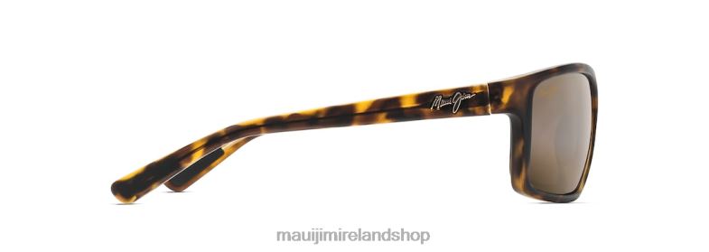 Maui Jim Sunglasses 2J26J417 | Maui Jim Byron Bay Polarized Wrap Sunglasses Matte Tortoise/HCL Bronze