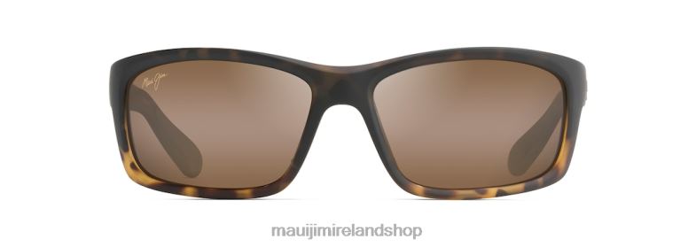 Maui Jim Sunglasses 2J26J425 | Maui Jim Kanaio Coast Polarized Wrap Sunglasses Matte Tortoise Ombre/HCL Bronze