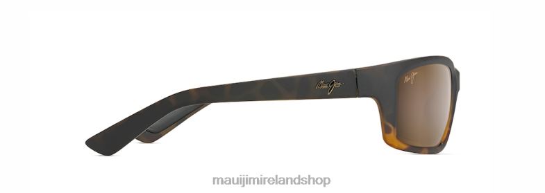 Maui Jim Sunglasses 2J26J425 | Maui Jim Kanaio Coast Polarized Wrap Sunglasses Matte Tortoise Ombre/HCL Bronze
